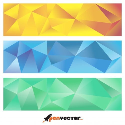 lowpoly background vector Free Vector