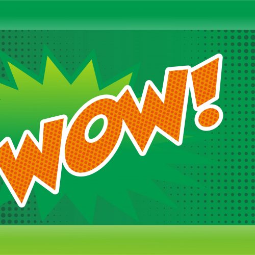 wow green background vector Free Vector