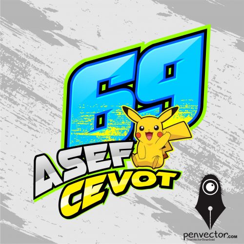 Asev 69 No Start Design Racing Free Vector