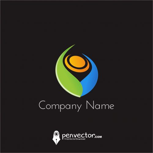 Simple Logo Company Example Free Vector