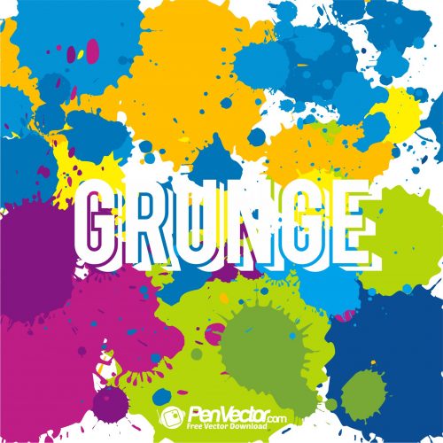Grunge Full Color Background Free vector