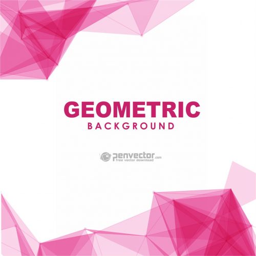 pink geometric line background free vector