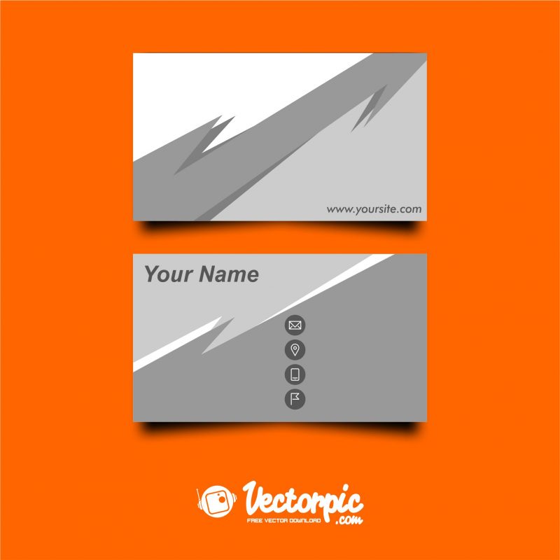 business-card-greyscale-stripe-design-free-vector