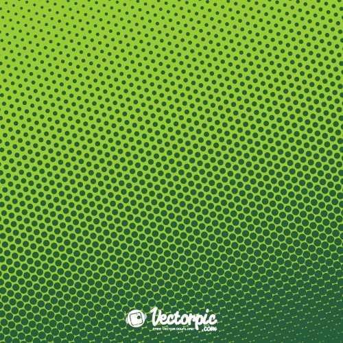 Green background halftone free vector