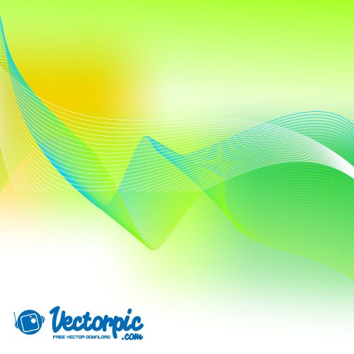 green line background free vector