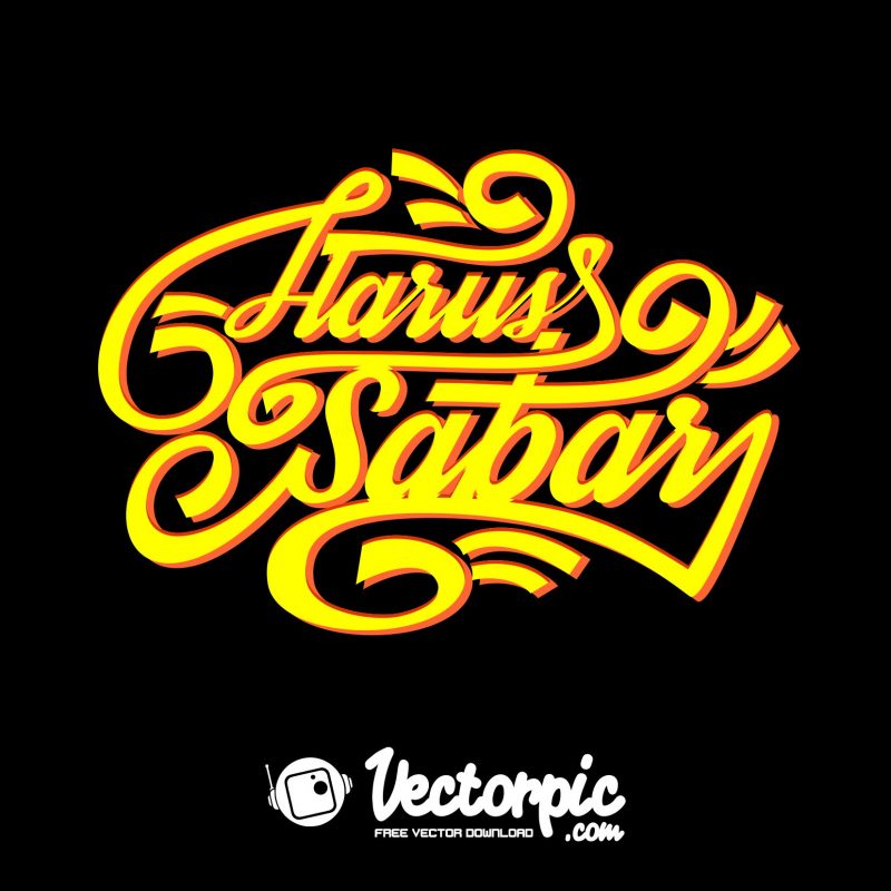 yellow-custom-font-typography-for-your-t-shirt-design-free-vector