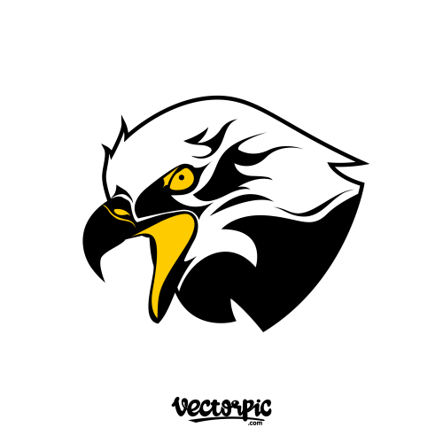 head eagle logo free vector