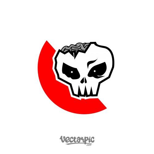 skull logo free vector