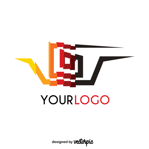 modern eye logo free vector