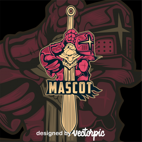 free vector design logo mascot gaming