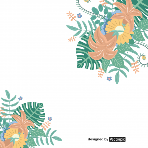 design background flower floral free vector