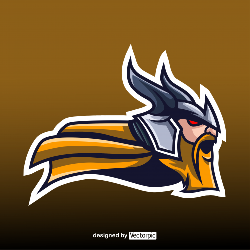 design esports barbarian mascot logo free vector