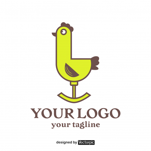 design logo vintage poultry chicken free vector