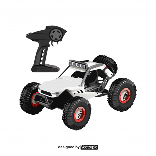 design rc truggy racer free vector