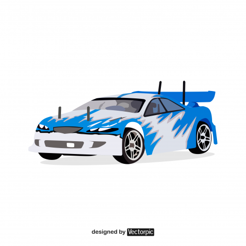 design sport rc car free vector