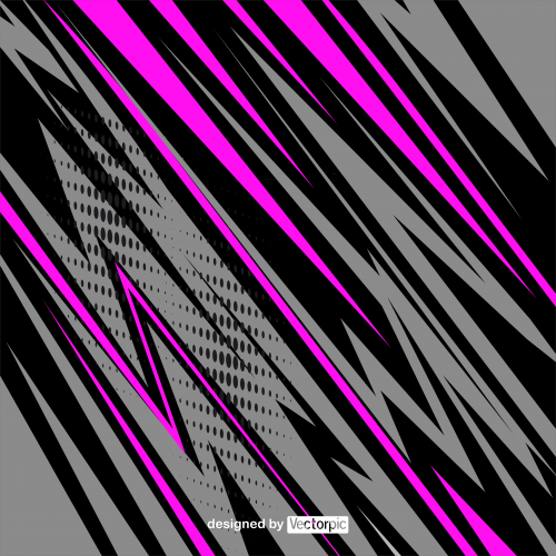 abstract racing stripes background with black, grey and purple color free vector