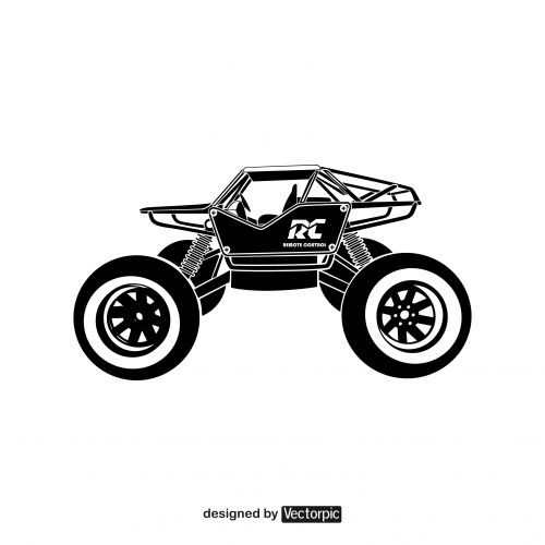 design rock crawler rc car free vector