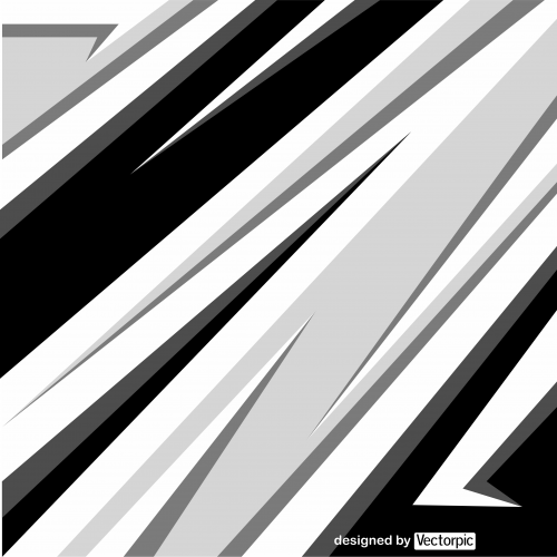 abstract racing stripes background with black, white and grey color free vector