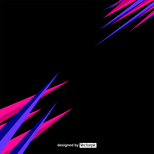 abstract racing stripes background with blue and pink color free vector