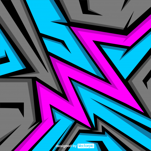 abstract racing stripes background with blue, grey and pink color free vector