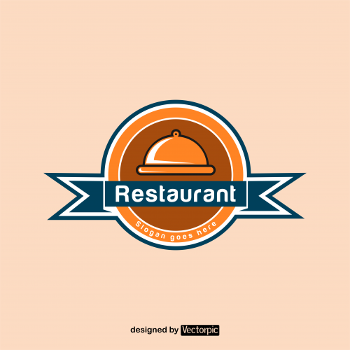 restaurant retro logo design free vector