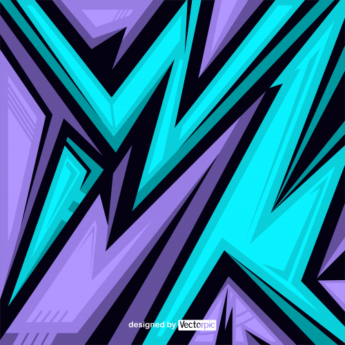 abstract racing stripes background with black, blue and purple color free vector