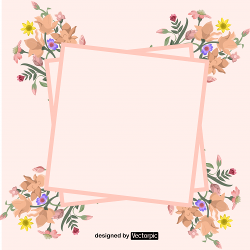 flower floral background design free vector
