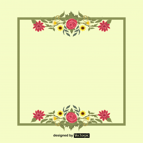 flower floral background design free vector