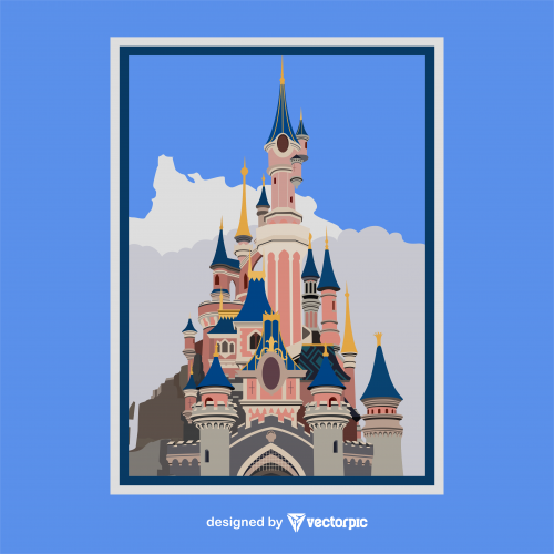 Disneyland Design Free Vector