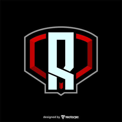 e-sport logo letter r free vector