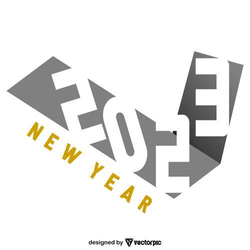 2023 new year t-shirt design free vector