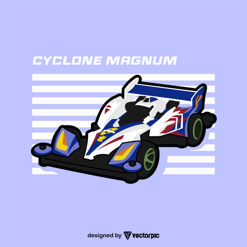 cyclone magnum tamiya toys car design free vector