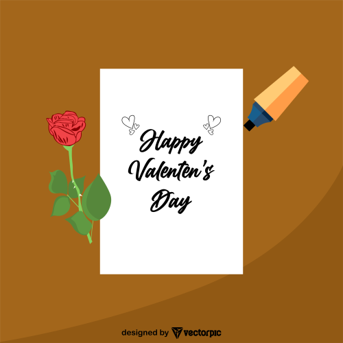 editable happy valentine’s day design free vector