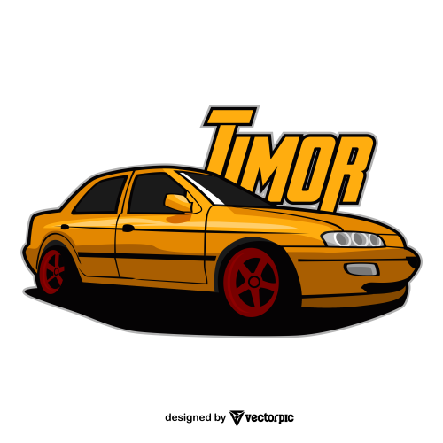 Timor Car Design Free Vector