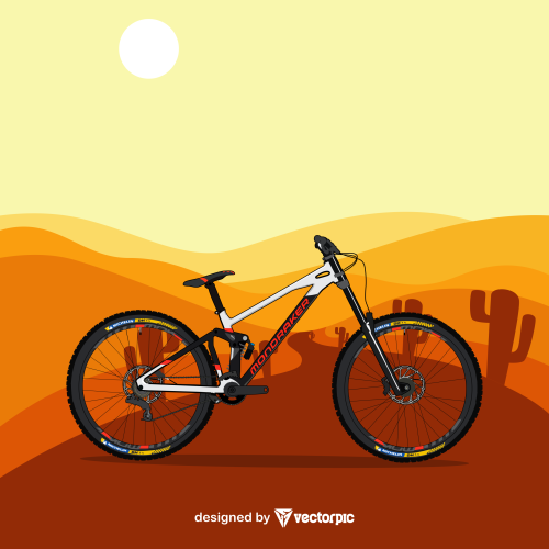 2021 Mondraker Summum 27.5 mountain bike design free vector