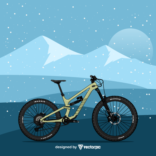 Canyon Torque CF 7 mountain bike design free vector