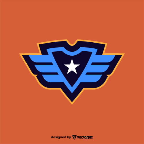 shield emblem logo design free vector