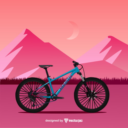 Marin San Quentin 1 (2021) mountain bike design free vector